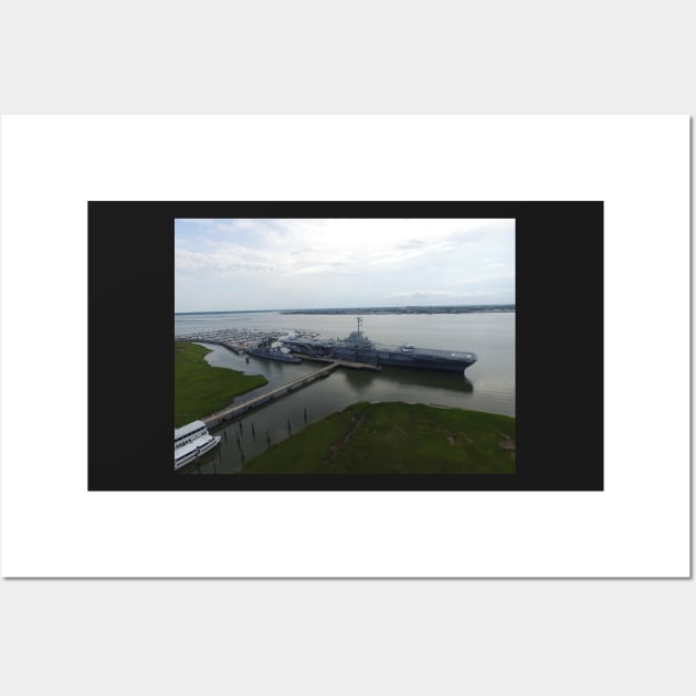 USS Yorktown CV-10 Wall Art by PugDronePhotos